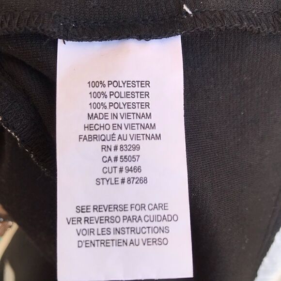 Tiana B. Scoop neck pleated dress black size 8 - Picture 10 of 10